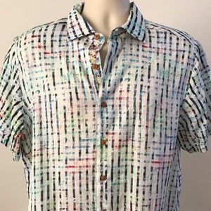 Robert Graham Gently Worn Short Sleeve Shi…